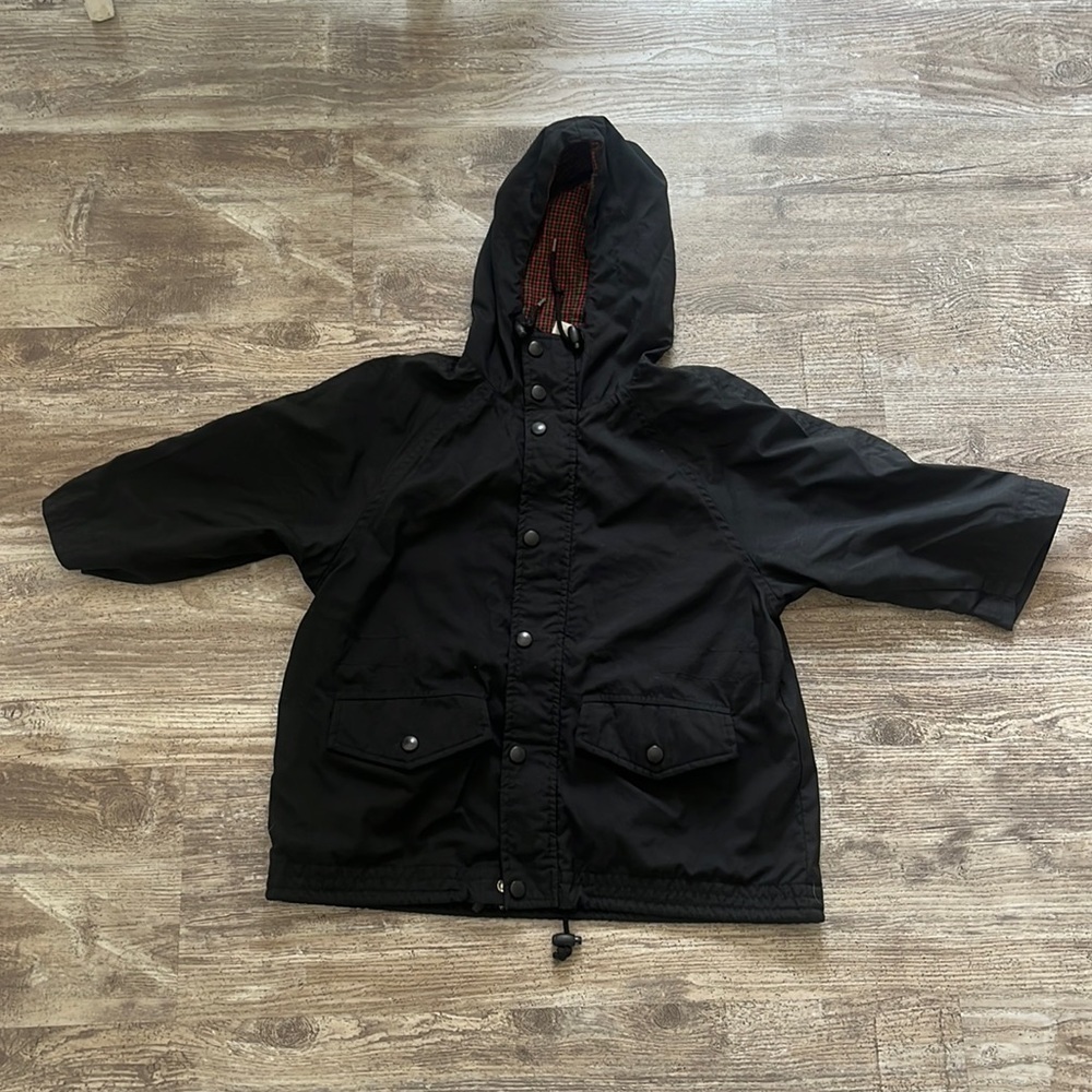 Hanna Andersson Boys Zip Spring Jacket Small Stain Size 2 4-5